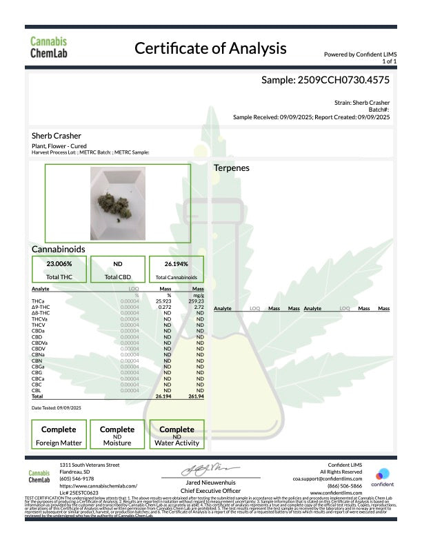 Sherb Crasher Hemp