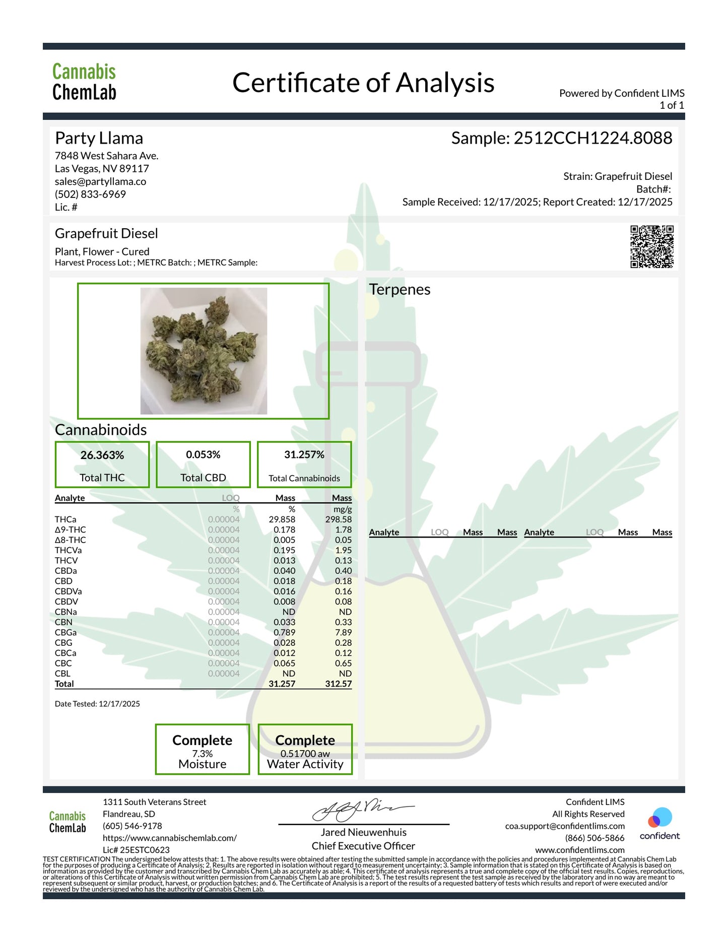 Grapefruit Diesel Hemp