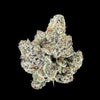 Deep Fried Ice Cream Hemp Flower bud on a dark background.