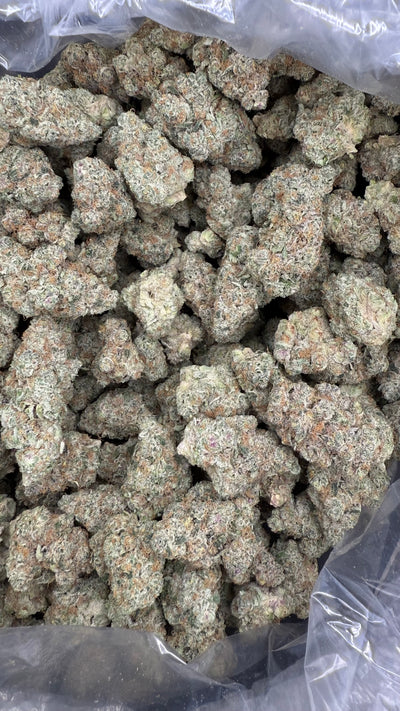 Ocean Air Hemp Flower buds in a bag. 