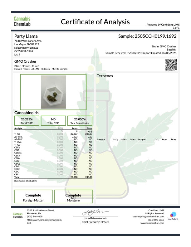 GMO Crasher Hemp