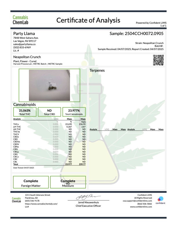 Neapolitan Crunch Hemp - 56-385