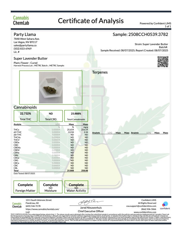 Super Lavender Butter Hemp